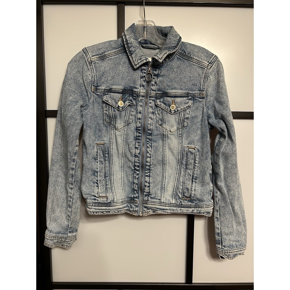 Hollister Light Wash Blue Denim Jacket